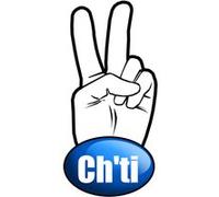 Salut de motard Ch'ti (15x7,2 cm) - Sticker/autocollant G