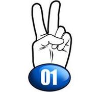 salut de motard de l'Ain - 15x7.2cm - Sticker/autocollant G