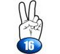 Salut De Motard Département 16 - 15x7,2cm - Sticker/Autocollant