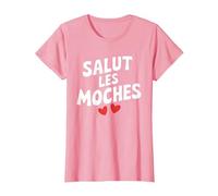 Salut Les moches T-Shirt, Femme, Rose, XL