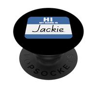 Salut, Mon nom est Jackie Name Tag PopSockets PopGrip Adhésif