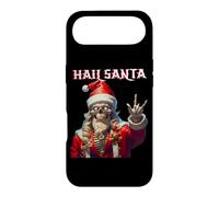 Salut Santa Claus Skull Rock n Roll Joyeux Solstice de Noël Coque pour iPhone Air