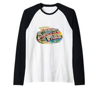 Salutations de Asbury Park N.J. Manche Raglan