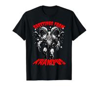 Salutations de Krampus Scary Christmas Merry Krampusnacht! T-Shirt Graphique avec Valeur