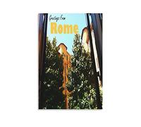Salutations de Rome, affiches de voyage vintage, paysage, art mural, impression sur toile, affiche d'art moderne, décoration de chambre familiale, 50 x 60 cm