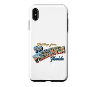 Salutations de Saint-Pétersbourg Floride Coque pour iPhone XS Max