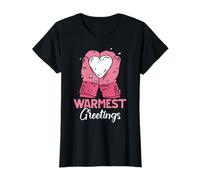 Salutations les plus chaudes Hiver Neige Climat Glacé Saison froide T-Shirt