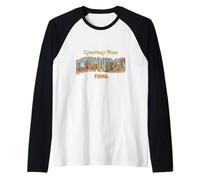 Salutations Vintage de Pittsburgh, Pennsylvanie Manche Raglan