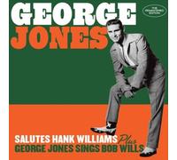 Salutes Hank Williams / George Jones Sings Bob Wills by George Jones [Audio CD]