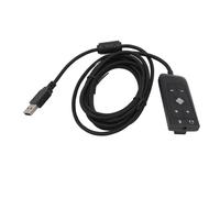 SALUTUYA Adaptateur carte son USB vers Jack 3,5 mm pour Kingston HyperX Cloud II - Surround Sound 7.1 - Contrôle volume casque et