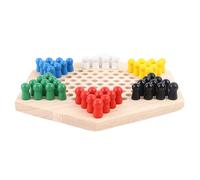 SALUTUYA Chinese Checkers jeu de société en bois éducatif pour enfants et adultes