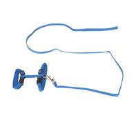 SALUTUYA Ensemble de plomb de harnais de chat Harnais pour chat, ensemble de laisses, anti-fuite, réglable, animalerie licol Bleu