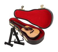 SALUTUYA guitare miniature en bois Modèle de guitare en bois miniature haute simulation guitare électrique mini loisirs kit