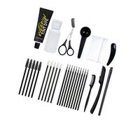 SALUTUYA Kit de couleur des sourcils Kit de teinté de couleur des sourcils longue durée de colorant de couleur de hygiene gloss