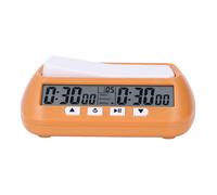 SALUTUYA minuteur d'échecs numérique Horloge d'échecs Digital Timer Timer Portable Timer Timer Professional jeux mecanique Jaune