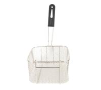 SALUTUYA panier de passoire alimentaire Panier à frire avec une longue manche à poignée frite panier de passage en métal table set