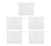 SALUTUYA Patchs d'électrodes 10 pièces TENS unité coussinets de remplacement hygiene nettoyage Ouverture 2,0 mm / 0,078 pouce