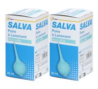 SALVA Poire à lavement bout effilé Clystère(S) 2x1 pc(s)