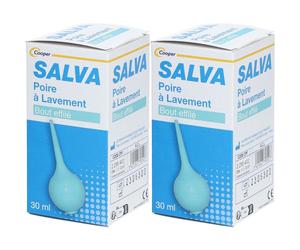 SALVA Poire à lavement bout effilé Clystère(S) 2x1 pc(s)