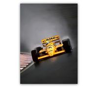 SALVADERO Affiche 50x40 Lotus F1 Old School, photographie HD (Sans cadre)