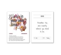 SALVADERO Lot de 2 Affiches A3 Mindset - Motivation, Affirmations Positives et Bien-être - Décoration Murale Sans Cadre (Orchidée, 42L x 30l cm)