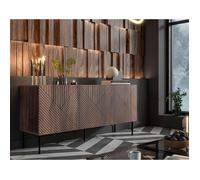 Salvador - buffet bas - effet bois - 3 portes - 150 cm - Bois