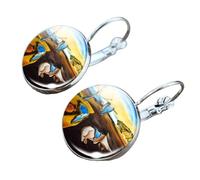 Salvador Dali Art Picture The Persistance of Memory Painting Art Boucles d'oreilles Style simple Boucles d'oreilles pendantes Surréalisme, nan