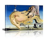 Salvador Dali Visage du Grand Masturbateur Peinture Toile Affiche Imprimer Oeuvre Célèbre Mur Art Photo Pour Salon 60x92cm(23.6x36.2in) Withframe