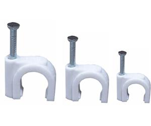 Salvador Escoda N6 Lot de 100 agrafes avec tuyau en acier Blanc