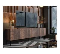 Salvador - meuble TV - effet bois - 4 portes - 191 cm - Bois