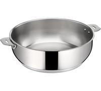 Salvaspazio Sauteuse 24 Cm, Inox 18/10 Haute Qualité, Empilable, Tous Feux Dont Induction + Four, Rangement Facile, Fabriqué En Italie 012132031724