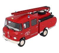 Salvat Mercedes 408D Sapeurs Pompiers, Modèle Réduit 1/43, Véhicule Léger La Genête, Collection, Rouge