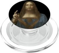 Salvator Mundi de Léonard de Vinci (1500) PopSockets PopGrip pour MagSafe