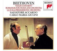 Salvatore Accar – Beethoven : Concerto pour violon / Romances pour violon et orchestre – CD – Sony
