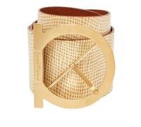 Salvatore Ferragamo Pre-owned - Ceinture en cuir Pre-owned - Femme - Pre-owned - Beige - Taille: ONE Size