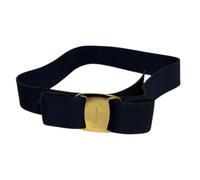 Salvatore Ferragamo Pre-owned - Ceinture Ruban Pre-owned - Femme - Pre-owned - Bleu - Taille: ONE Size