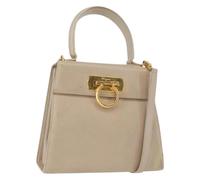 Salvatore Ferragamo Pre-owned, Femme, Pre-owned, Beige, Taille: ONE Size Sac à main Pre-owned