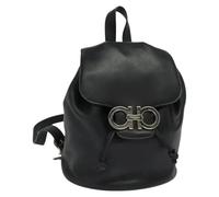 Salvatore Ferragamo Pre-owned, Femme, Pre-owned, Noir, Taille: ONE Size Sac à dos en cuir Pre-owned