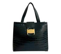 Salvatore Ferragamo Pre-owned, Femme, Pre-owned, Noir, Taille: ONE Size Sac à main en cuir Pre-owned
