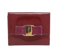 Salvatore Ferragamo Pre-owned, Femme, Pre-owned, Rouge, Taille: ONE Size Portefeuille en tissu Pre-owned