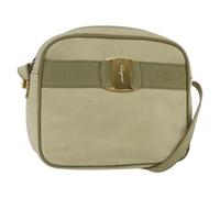 Salvatore Ferragamo Pre-owned, Femme, Pre-owned, Vert, Taille: ONE Size Sac à bandoulière en daim Pre-owned