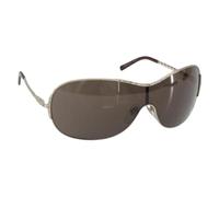 Salvatore Ferragamo Pre-owned - Lunettes de soleil en métal Pre-owned - Femme - Pre-owned - Brun - Taille: ONE Size