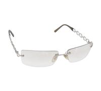 Salvatore Ferragamo Pre-owned - Lunettes de soleil en métal Pre-owned - Femme - Pre-owned - Gris - Taille: ONE Size