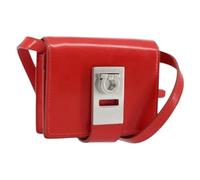 Salvatore Ferragamo Pre-owned - Mini Sac Bandoulière Pre-owned - Femme - Pre-owned - Rouge - Taille: ONE Size