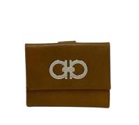 Salvatore Ferragamo Pre-owned - Portefeuille en cuir Pre-owned - Femme - Pre-owned - Brun - Taille: ONE Size
