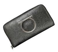Salvatore Ferragamo Pre-owned - Portefeuille en cuir Pre-owned - Femme - Pre-owned - Gris - Taille: ONE Size