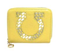 Salvatore Ferragamo Pre-owned - Portefeuille en cuir Pre-owned - Femme - Pre-owned - Jaune - Taille: ONE Size