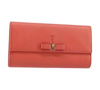Salvatore Ferragamo Pre-owned - Portefeuille en cuir Pre-owned - Femme - Pre-owned - Orange - Taille: ONE Size