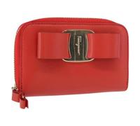 Salvatore Ferragamo Pre-owned - Portefeuille en cuir Pre-owned - Femme - Pre-owned - Rouge - Taille: ONE Size