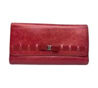 Salvatore Ferragamo Pre-owned - Portefeuille en cuir Pre-owned - Femme - Pre-owned - Rouge - Taille: ONE Size